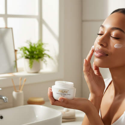 AILKE Dark Spot Corrector Bleaching Hydration Facial Cream With Spf35+ Lighting Skin Tone Korean Anti-sunburn Face Skin Care